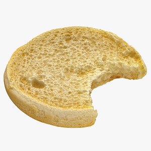 Hamburger Bun Bottom Bitten 01