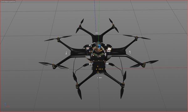 c4d octocopter hd