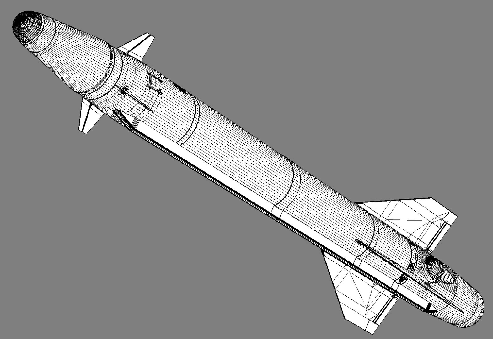 Kh-25 Missiles 3d Max