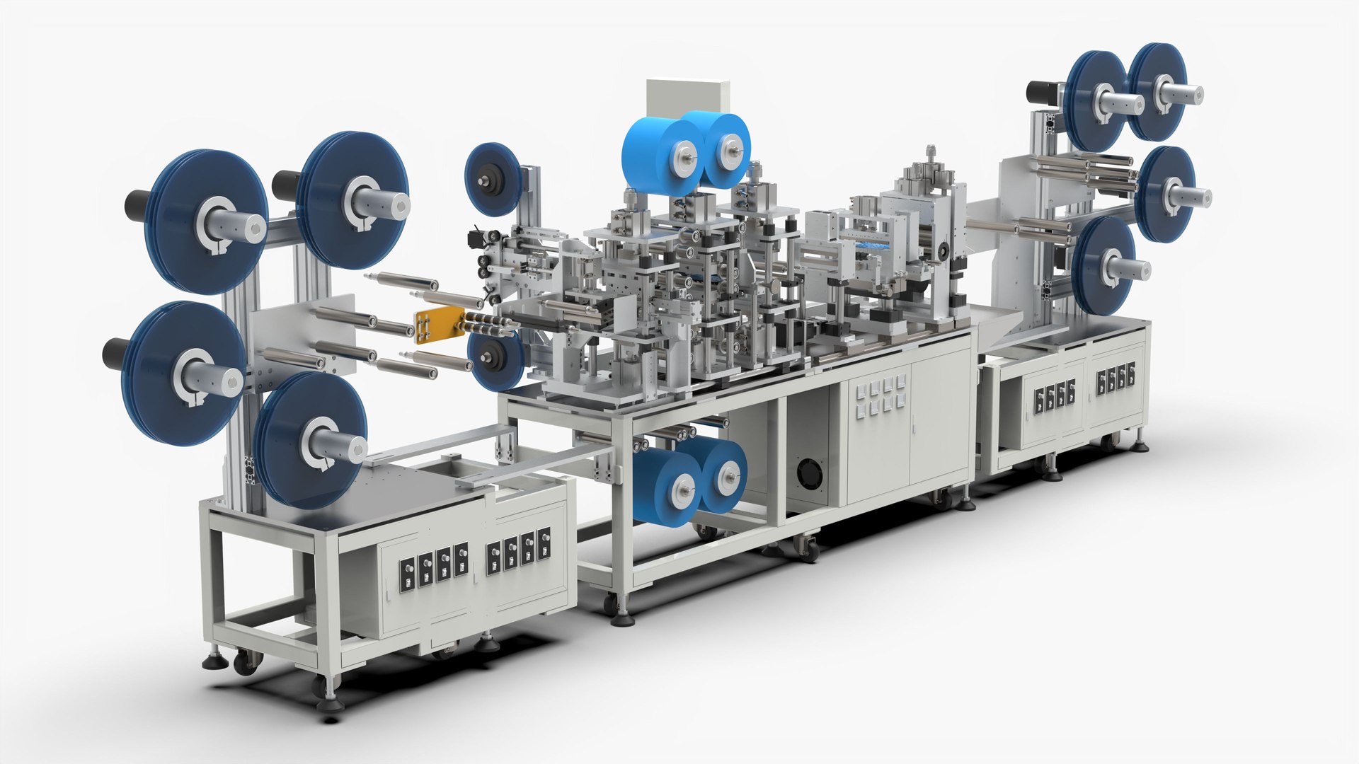3D Model Automatic Lithium Battery Powered Tab Forming Machine ...