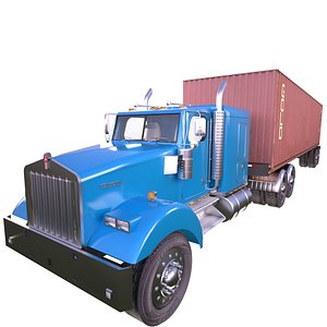 Kenworth W900 Container
