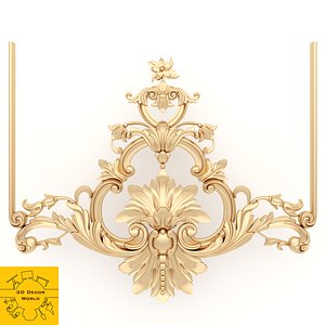 ornament modeled interior fbx