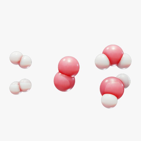 3D Reaction of Hydrogen and Oxygen to Water