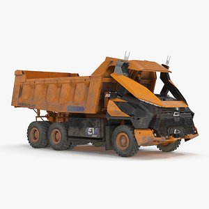 Autonomous Electric Dump Truck XCMG Dirty model