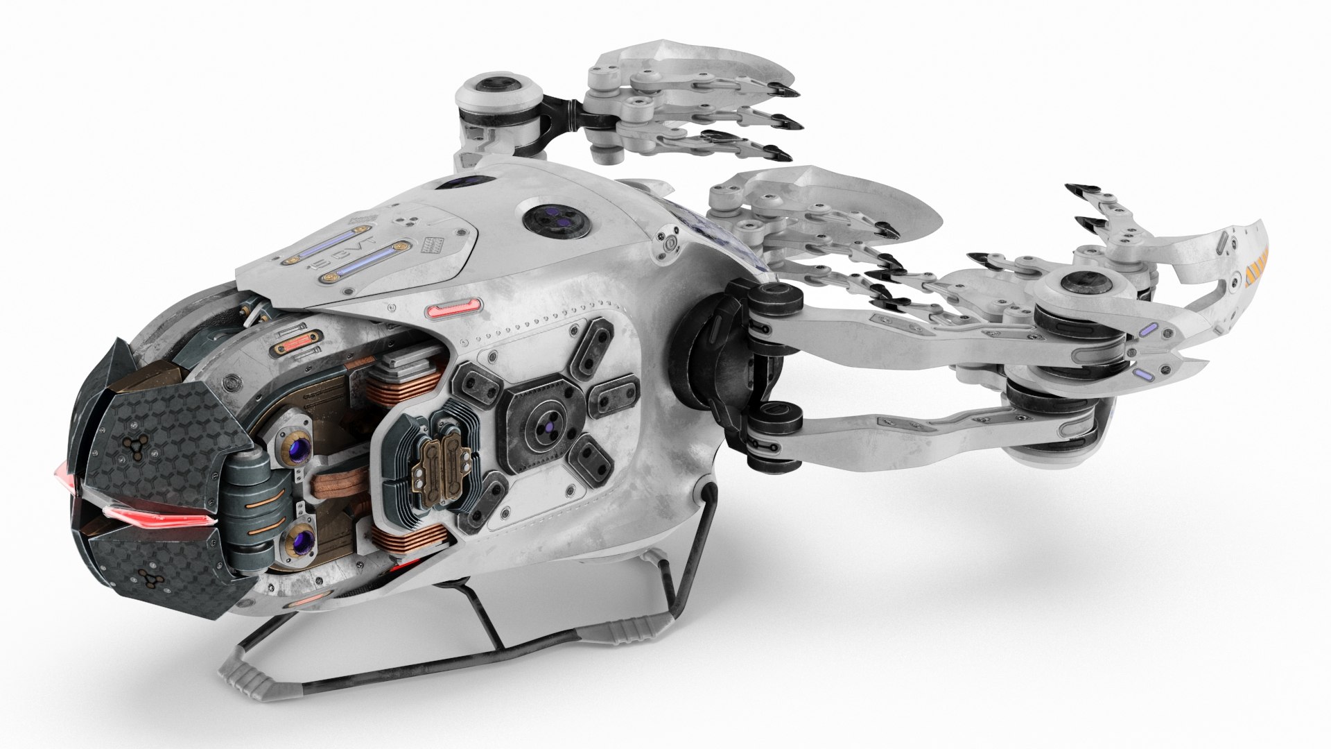 3D Sci Fi Space Loader Rigged - TurboSquid 2349829