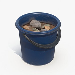 bucket rubble 3D model