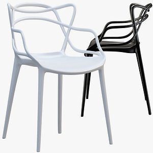 kartell masters chair philippe 3D model