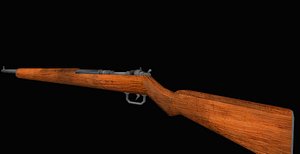 3d model m14 rifle