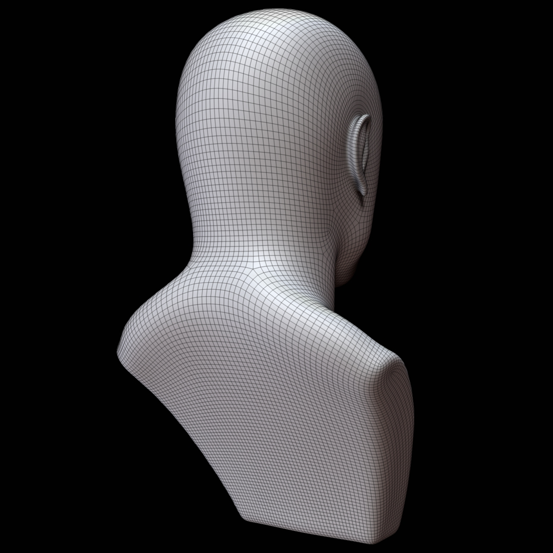 Mannequin head man 3D model - TurboSquid 1323629