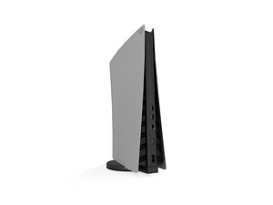 3D model PS5 Degital Edition Game Asset