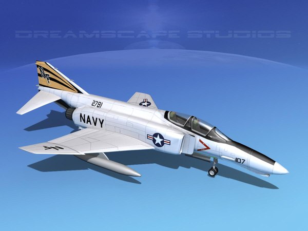 3D mcdonnell douglas f-4 phantom model - TurboSquid 1312079