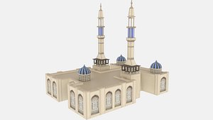 Arabian Mosque Low poly 3D