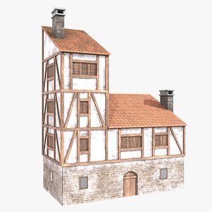 3D Medieval House model