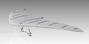 3D glider hang glide