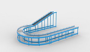3D conveyor belt 3D model