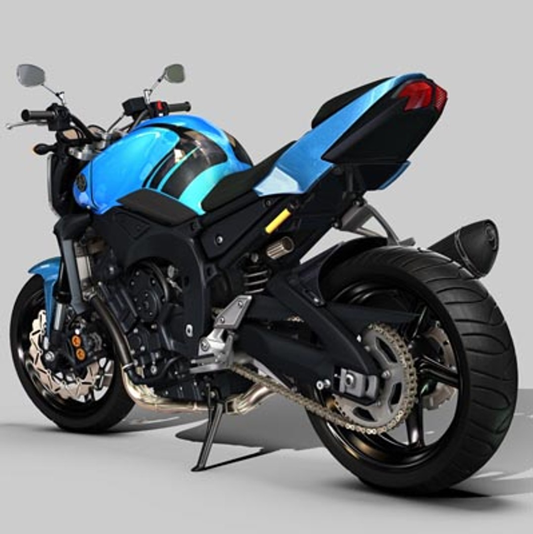 yamaha fz1-n 3d model