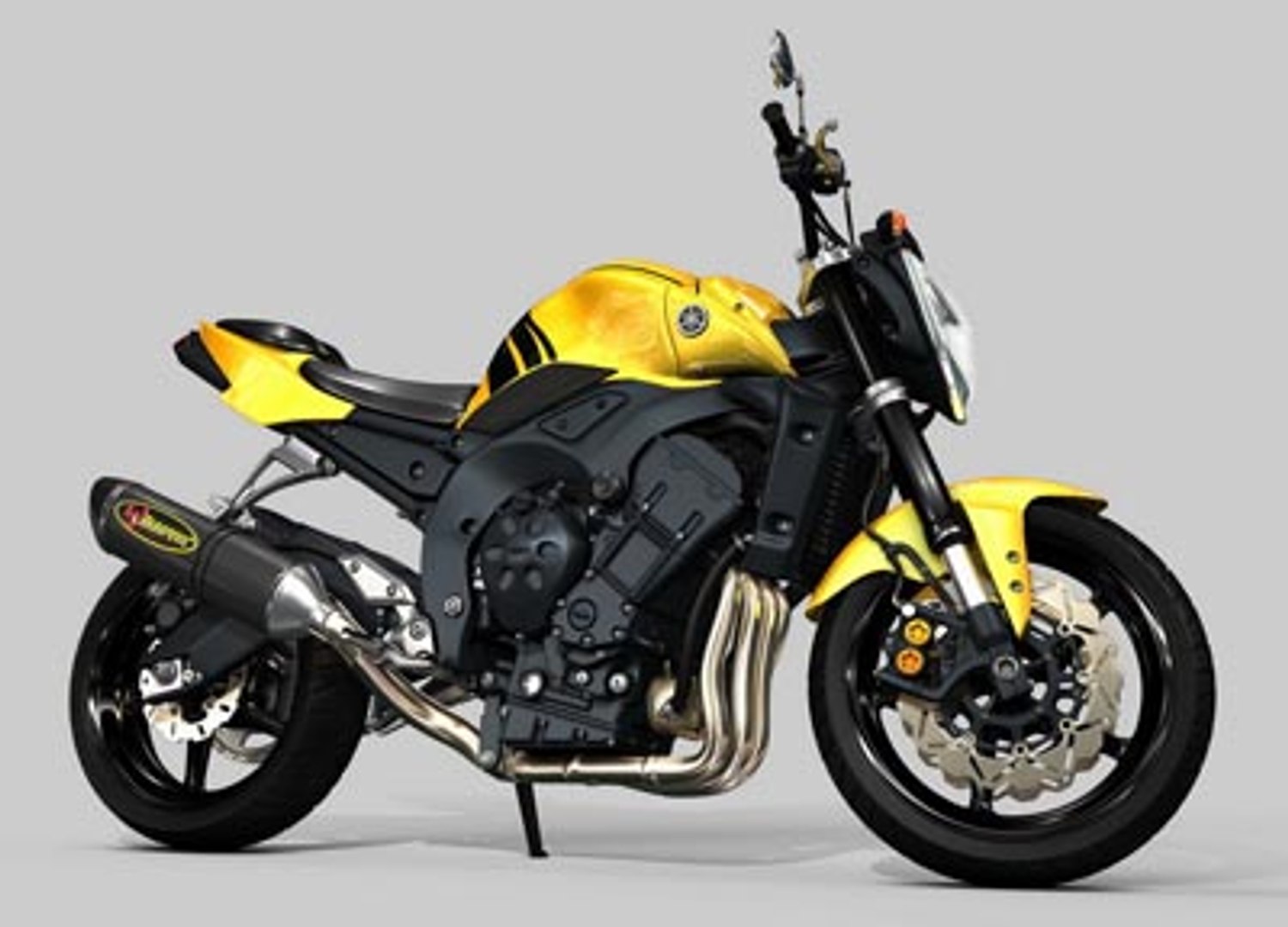 yamaha fz1-n 3d model