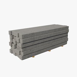 Concrete Columns on Wood Planks