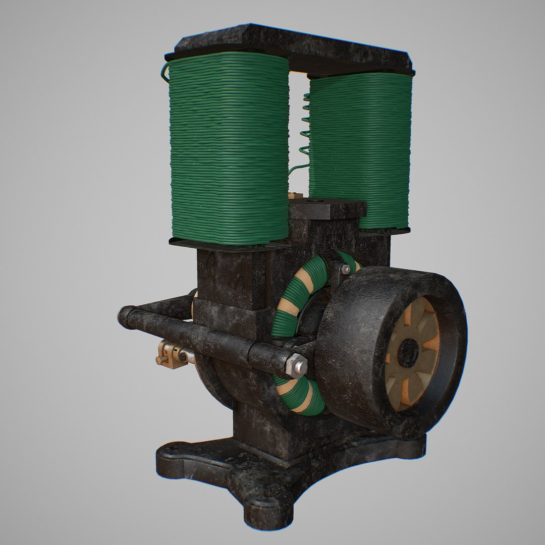 Vintage Motor 3D Model - TurboSquid 1484737