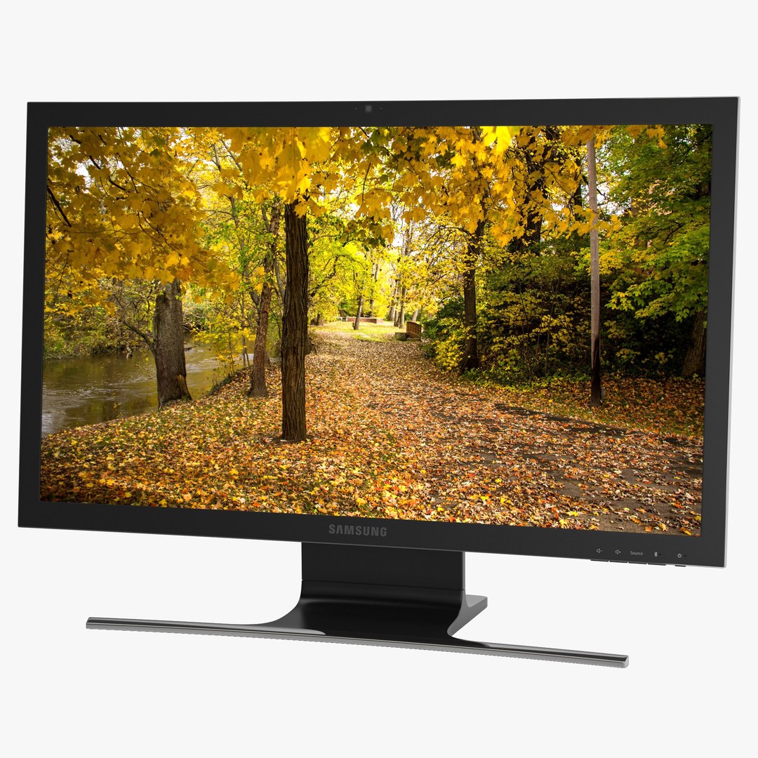 Samsung ATIV One 7 Curved TV 3D Model 3D model preview