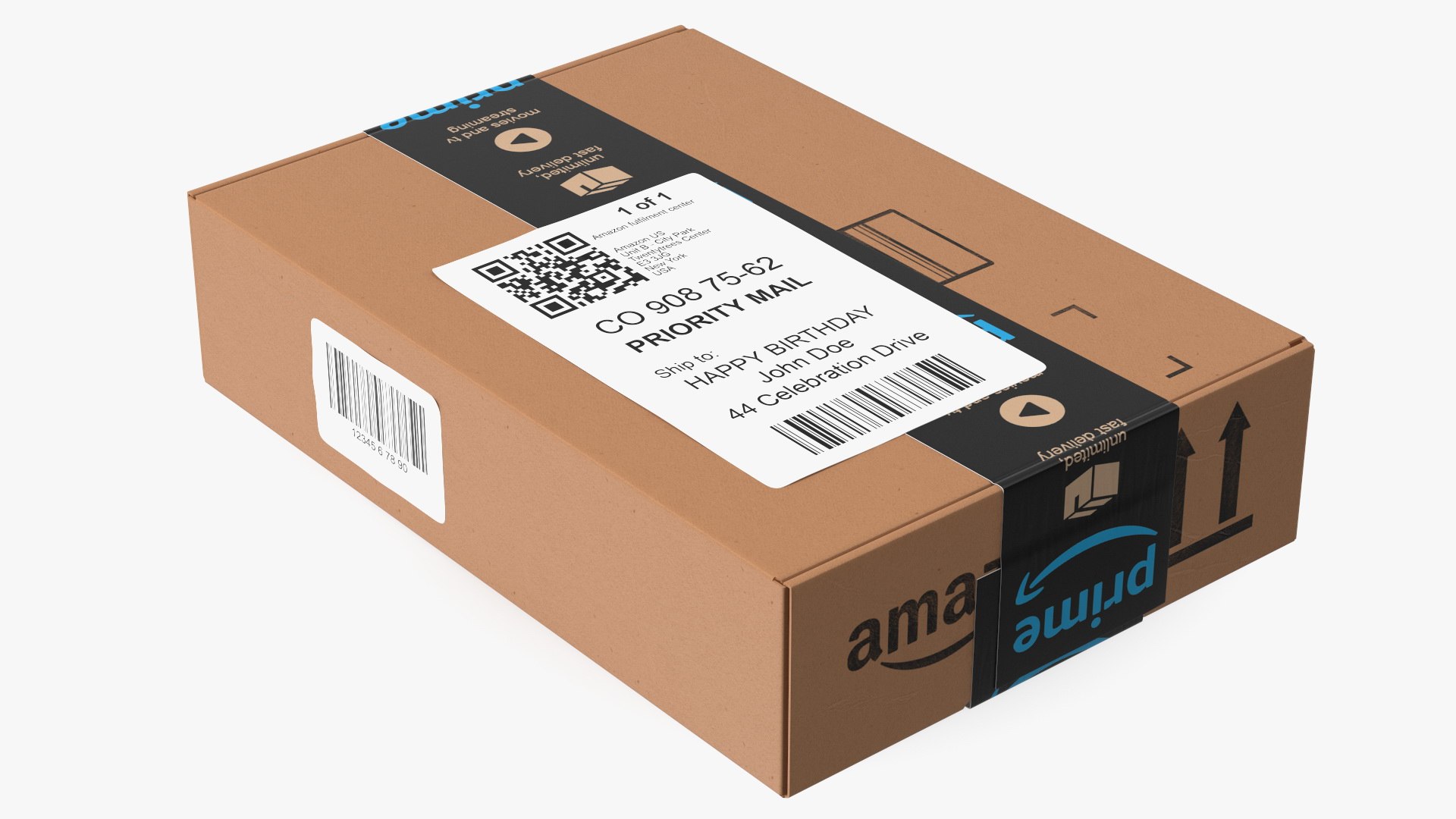Amazon Parcels Boxes Collection 3 3D model preview