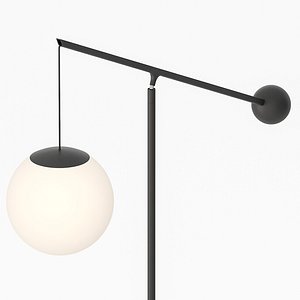 Malamata Luce plan floor lamp 3D model