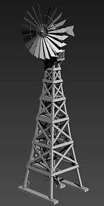 3d model air windmill