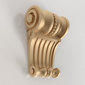 carved cnc 3D model