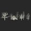 3ds max winter trees