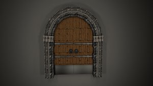 Medievil Door 3D model