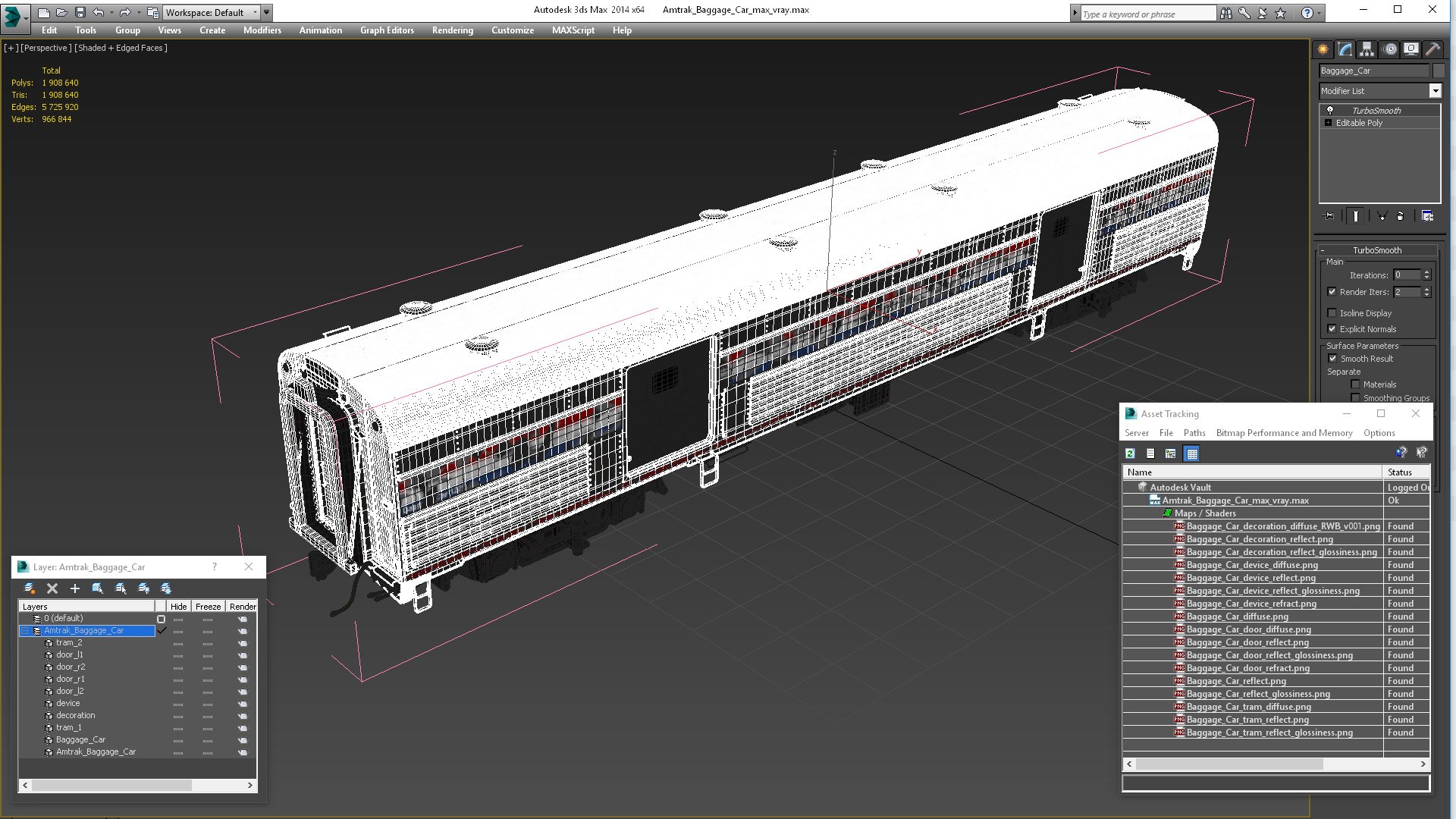 3D Amtrak Baggage Car model https://p.turbosquid.com/ts-thumb/CK/Llmzit/AQ/amtrakbaggagecar3dsmodel026/jpg/1700169746/1920x1080/fit_q87/83a12467a6a8ed94904f922ddb7930b63ed75bb0/amtrakbaggagecar3dsmodel026.jpg