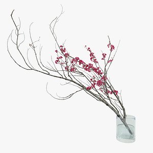 3D decorative branch flowers sakura
