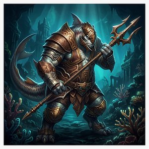 Abyssal Tide-Guarantor Aquatic Heavy Warrior 3D