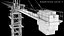 3D Tower Crane PBR model