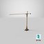 3D Tower Crane PBR model