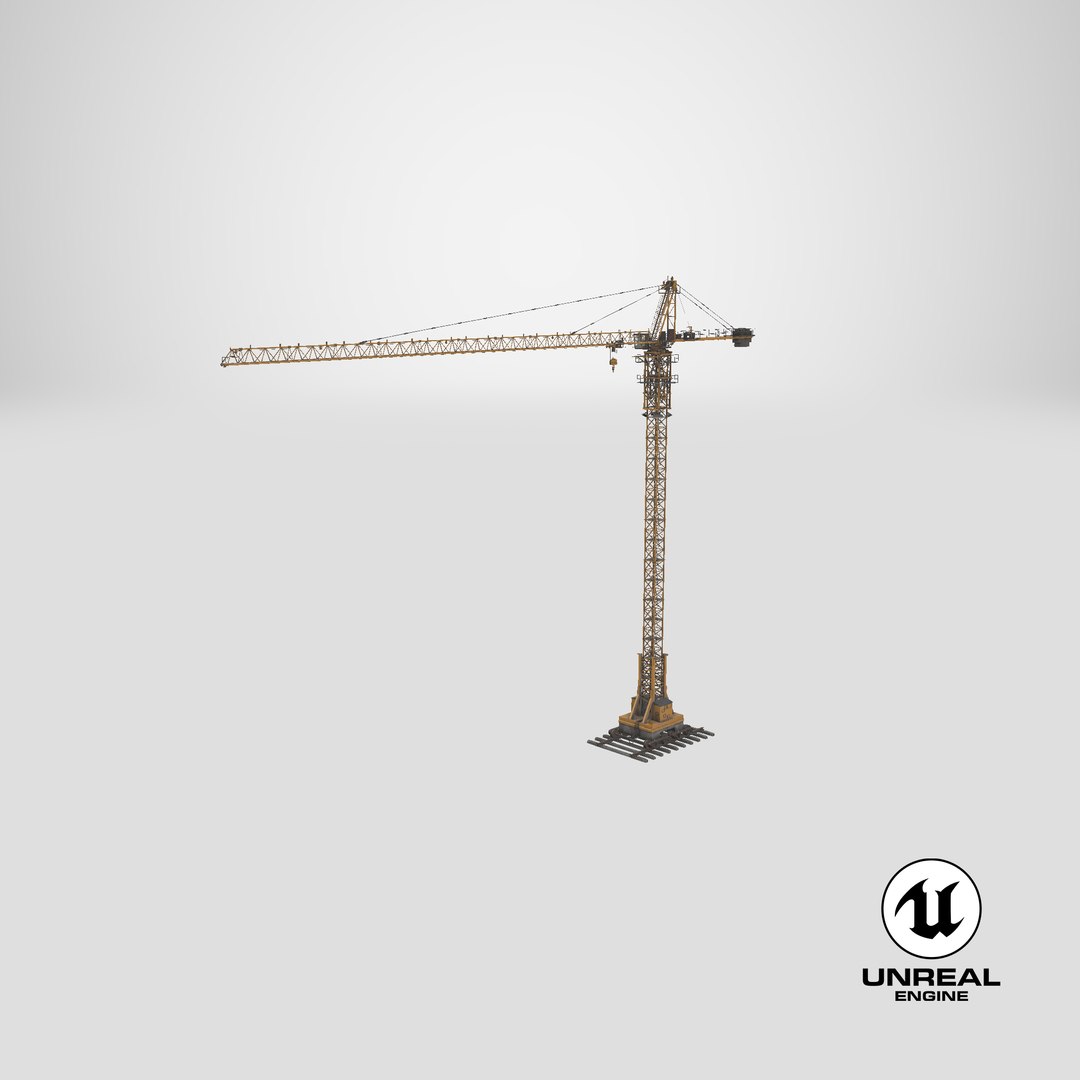 3D Tower Crane PBR model https://p.turbosquid.com/ts-thumb/CK/OYPZwa/Sp/stemcell_unreal_render/png/1711274698/1920x1080/fit_q87/ec3c442afb00d6340b6d8ef66a44ced3ef98fb13/stemcell_unreal_render.jpg