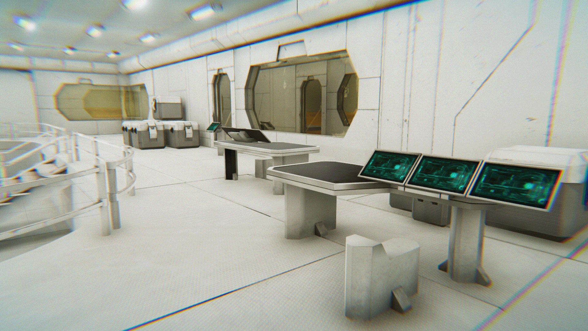 3D Model Vr Modular Interior Sci-fi - TurboSquid 1433158