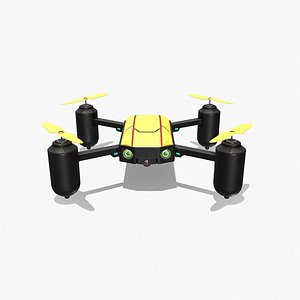 Drone V2 Rigged and Animated