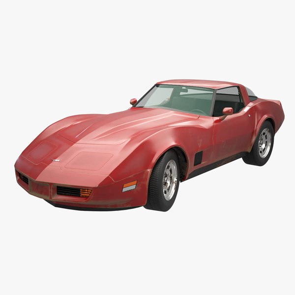 Chevrolet Corvette C3 1980-1982 Aged 3D model