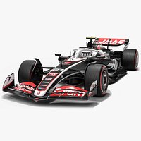 Haas F1 Team VF-24 2024 Formula 1 Race Car