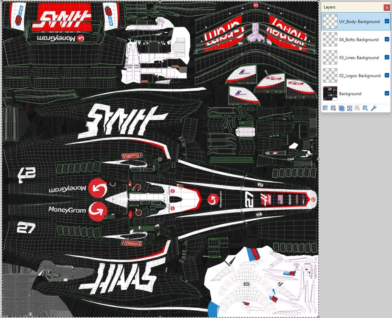 Haas F1 Team VF-24 2024 Formula 1 Race Car 3D model https://p.turbosquid.com/ts-thumb/CK/WZ3ihV/Pv/layers/jpg/1711472723/1920x1080/fit_q87/8244f61402086fbb1ae74e7e47bd1fb12868ee7f/layers.jpg