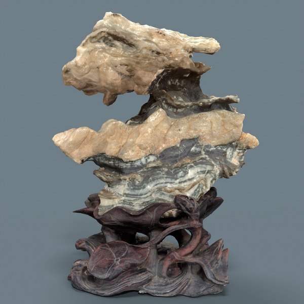 3D suiseki landscapes