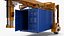 Port Transport Trailer with Container model