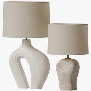 3D model Large Hepworth and Blob Lamp - Kassandra Thatcher