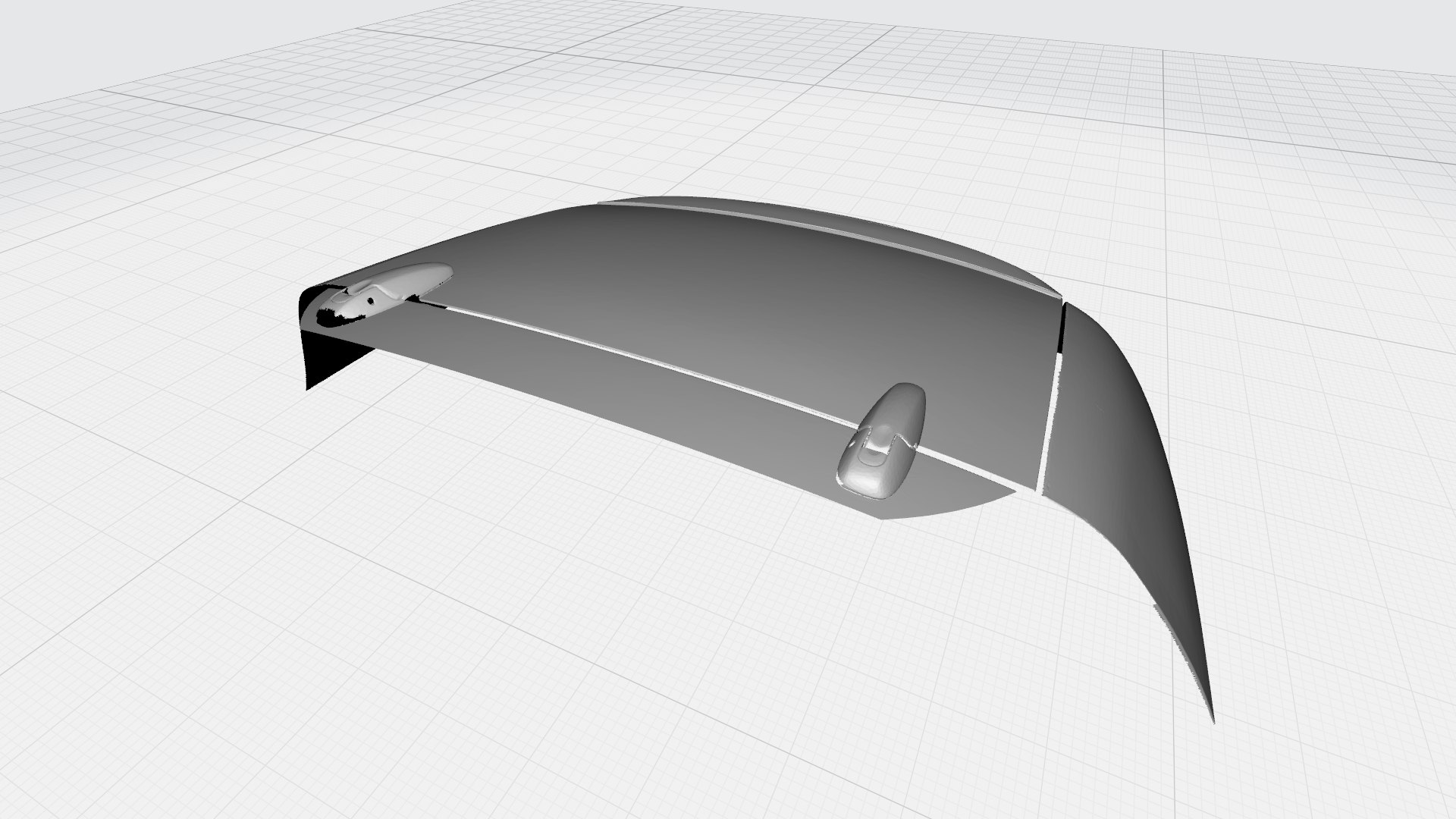 Smart Roadster Rear Bonnet COUPE 3D model - TurboSquid 2171399