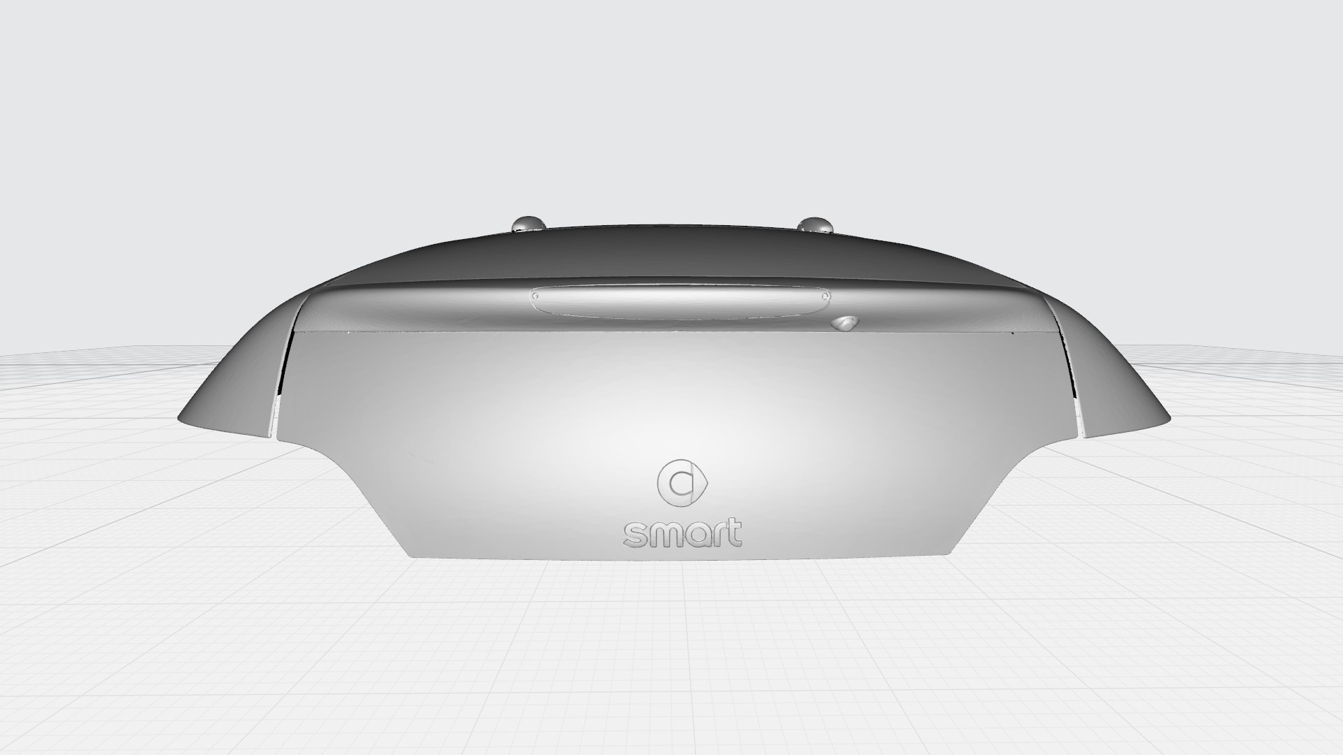 Smart Roadster Rear Bonnet COUPE 3D model - TurboSquid 2171399