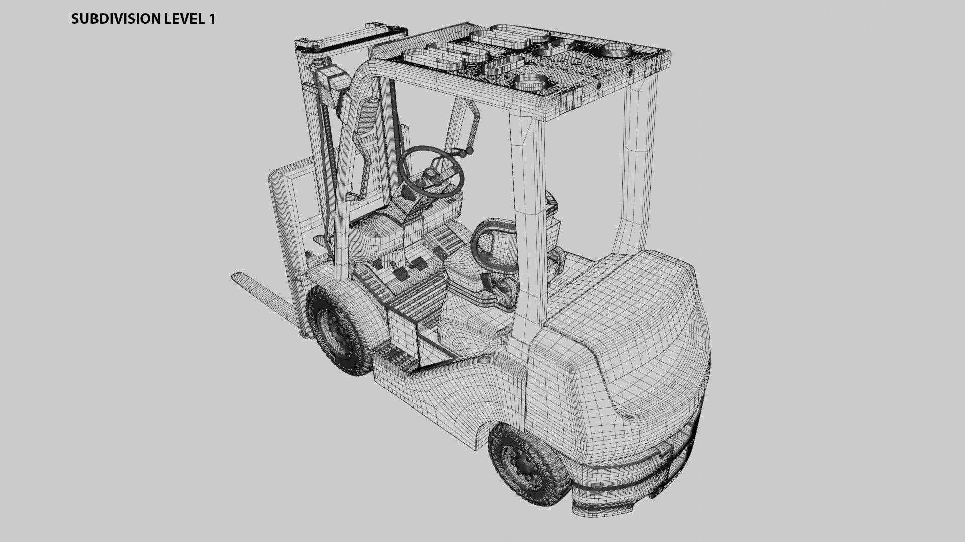 Forklift Green New-Dirty 3D model https://p.turbosquid.com/ts-thumb/CK/ehIy5V/Rc/wirefremesub1_2/png/1700418679/1920x1080/fit_q87/09314d366ba1d783bc0070e1b8b0aaf42e61bce0/wirefremesub1_2.jpg