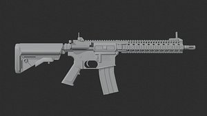 MK18 CQBR 3D model