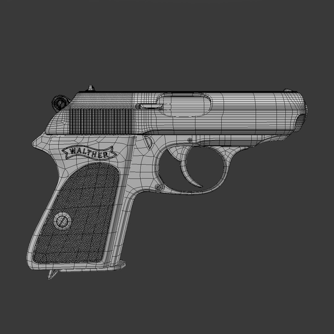 3d realistic walther ppk 7 model https://p.turbosquid.com/ts-thumb/CK/gXWhwZ/SNaxkG4L/wire_right/jpg/1358223996/1920x1080/fit_q87/b8dd3c90db875f79fcb553ec7462cf0b67ddd7c1/wire_right.jpg