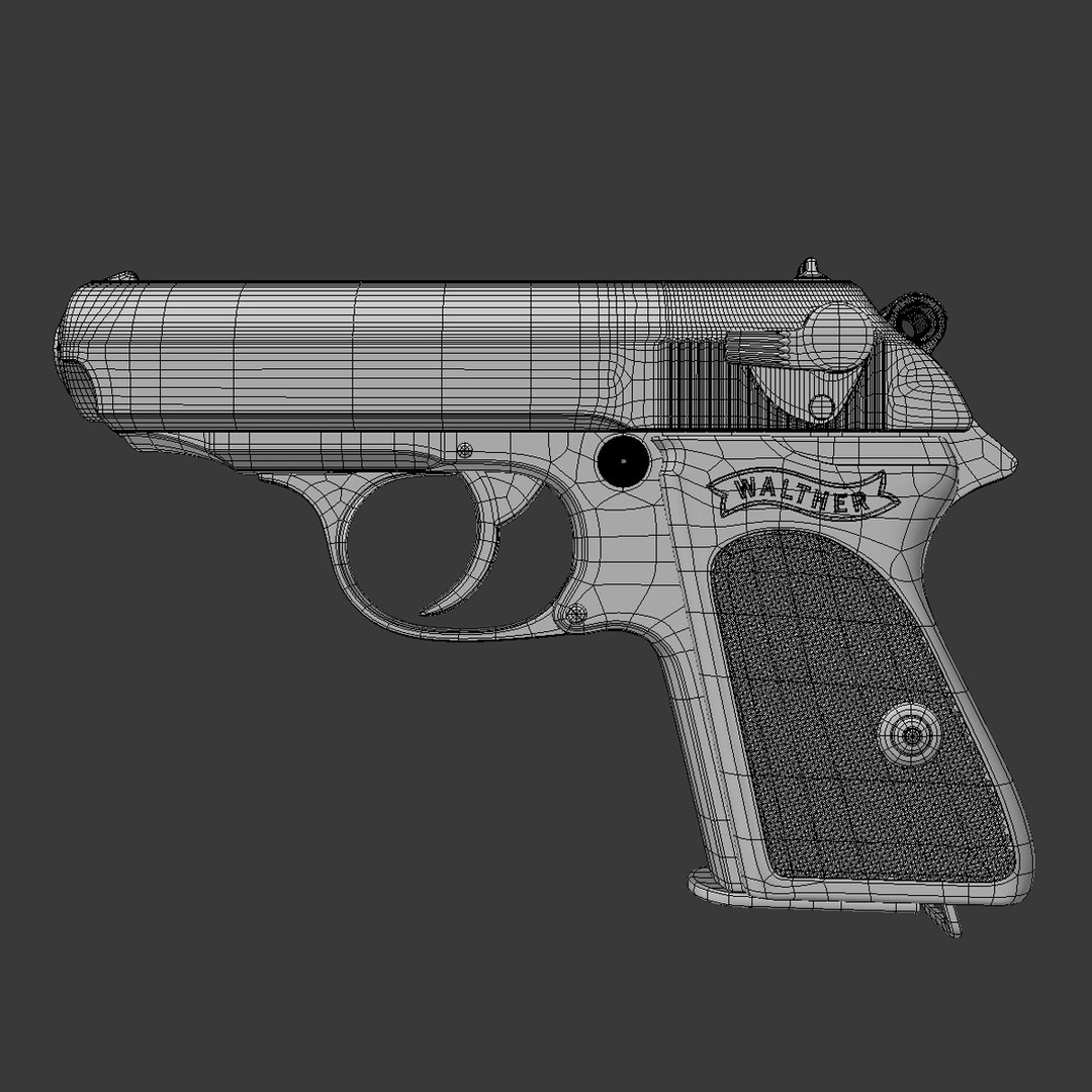 3d realistic walther ppk 7 model https://p.turbosquid.com/ts-thumb/CK/gXWhwZ/XPpSUNaf/wire_left/jpg/1358223996/1920x1080/fit_q87/ccfb42836ce53ab96240641c52f112cd967ef751/wire_left.jpg